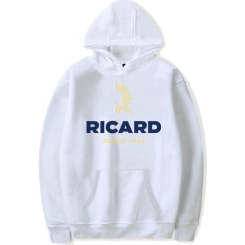RICARD Hoodies Fashion Sweatshirt teens Men Streetwear Casual Couples Harajuku Ricard Print Pullover for Women Clothes