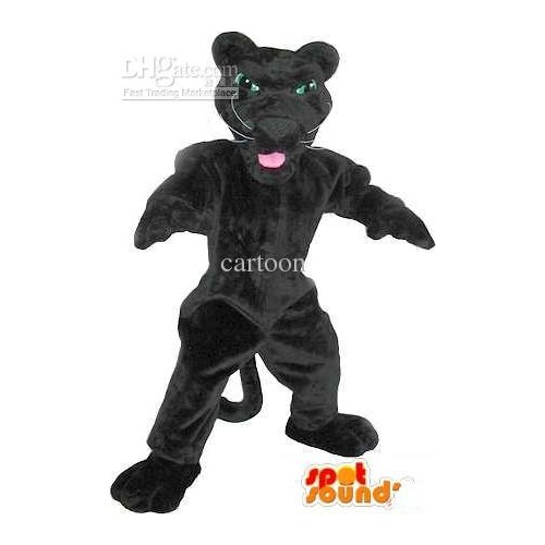 Christmas Adult Cosplay black panther Mascot Costume Party Dress Foam Mascot