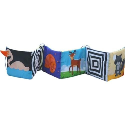 Babys Room Decor Crib Cloth Bumper Multi-Touch Protector Books Bed Bumper Cot Fence soothe Newborn Bedding