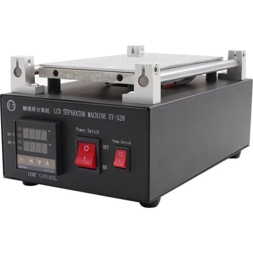 XY-528 Built-in Pump Vacuum Glass LCD Screen Touch Screen Separator Machine Max 7 inches Mobile Phone Disassemble Repair Tool