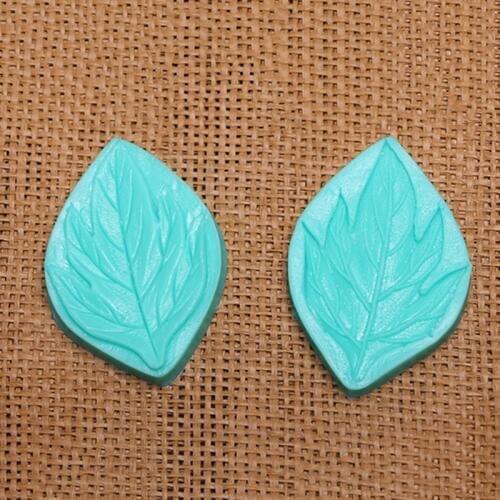 2PCS Peony Leaf Silicone Molds for Cake Decorations DIY Fondant Mould Confectionery Baking Tools for Cakes Decorating S332