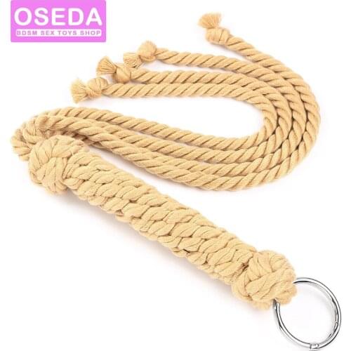 2021 Slave Whip Hand-knitted Whips Erotic Flogger Spanking zweep fouet BDSM Bondage sex toys for women couples kinky Adult Games