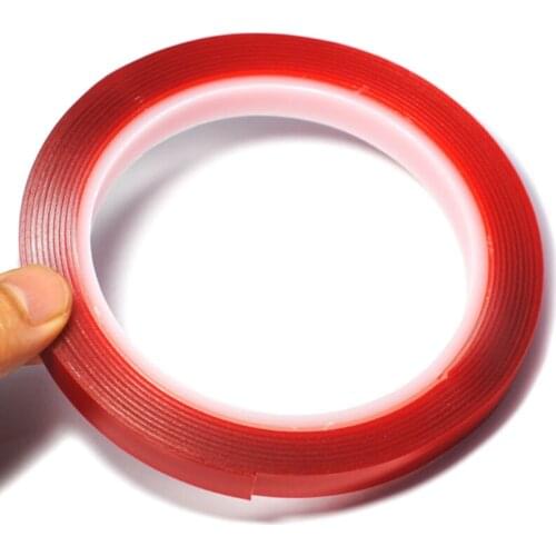 300cm Car Stickers Double Sided Acrylic Tape Adhesive No Trace Transparent