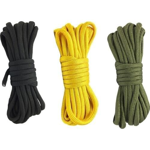 7-cord Braided Dia.4mm Parachute Cord for Survival Parachute Cord Lanyard Camping Climbing Camping Rope Hiking Clothesline