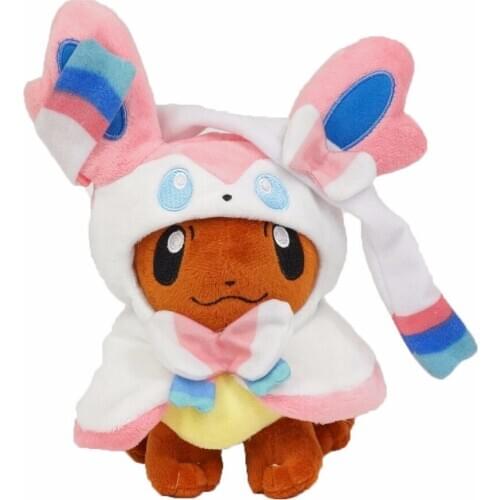28cm pocket Eevee Family Plush Doll Stuffed Toys