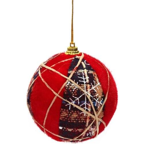 Promotion - Christmas Decoration Ornament, 80mm Melon Ridge Snowflake Ball, 3/Pack