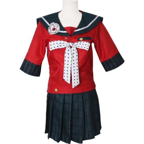 Anime Danganronpa Harukawa Maki Cosplay Costumes Dangan Ronpa Sailor School Uniforms Students Clothes For Girls Sailor Navy Suit