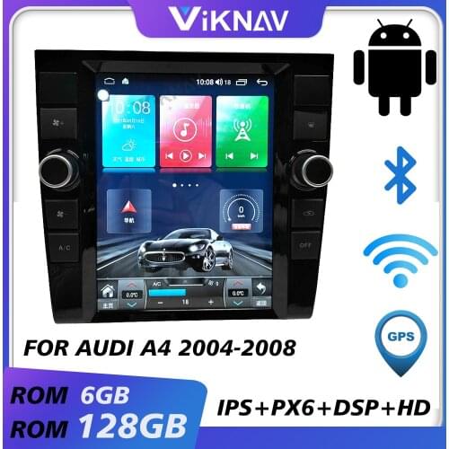 For Audi A4 2004 2005 2006 2007 2008 android car radio multimedia video player tape recorder head unit