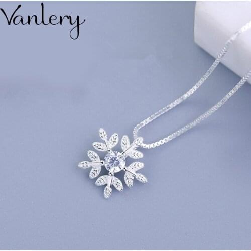 Bohemian Vintage Long Crystal Snow Necklaces For Women Charm Choker Necklace Boho Jewelry New Christmas Gifts