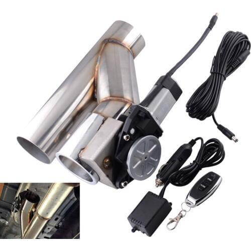 ESPEEDER Exhaust Dump Cutout 2.0" 2.5" 3.0" Stainless Steel Headers Y Pipe Electric Exhaust Catback CutOut With Remote Control