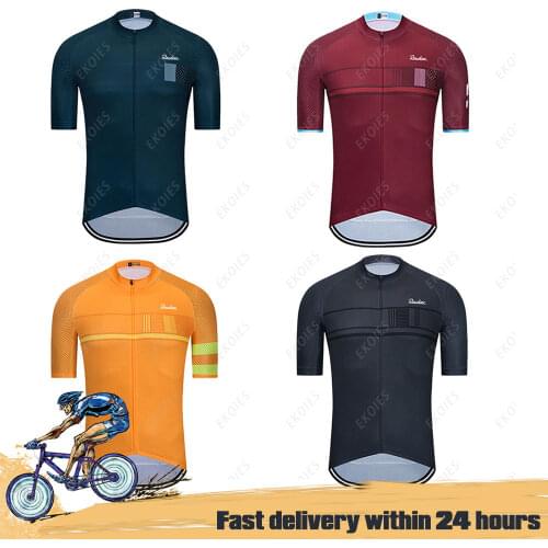 2021 Cycling Jersey Mens Summer Short Sleeve RAUDAX Breathable Cycling Clothes Outdoor Triathlon MTB Bike Maillot Ropa Ciclismo