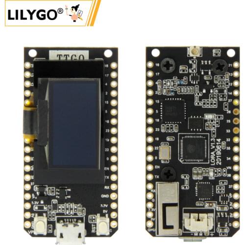 LILYGO® TTGO LORA V1.3 868/915Mhz ESP32 Chip SX1276 Module 0.96 Inch OLED Screen WIFI And Bluetooth Development Board