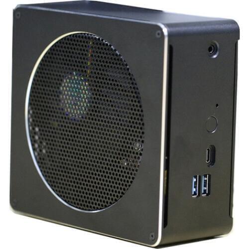 Kingdel Pakect PC Intel Core i7 8750H 6 Core 12 Threads 32GB DDR4 2*M.2 SSD Mini Computer Mini PC with Fan Mini DP HDMI WiFi