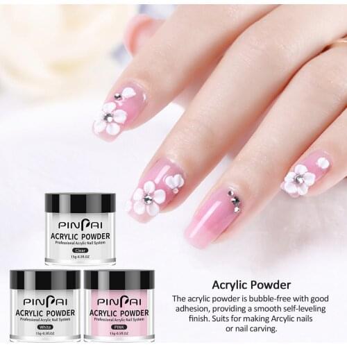 Nail Kit Acrylic Powder and Liquid Set Acrylic Nail Art Crystal Powder Liquid Monomer for Acrylic Nails Extension Carving