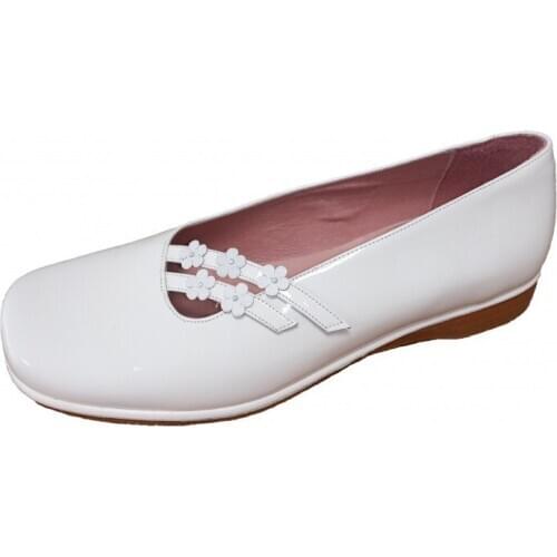 Communion shoes for girl in Sanmi patent leather