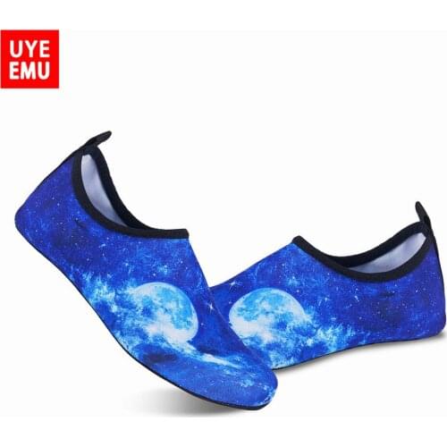UYEEMU Yoga Shoes Female Diving Snorkeling Wading Swimming Shoes 2021 Summer New Anti-Cutting Barefoot Beach Shoes Size 35-46