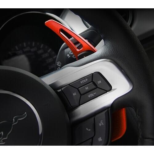 One Pair Car Steering Wheel Shift Paddle Shifter For Ford Mustang 2015 2016 2017 2018 2019