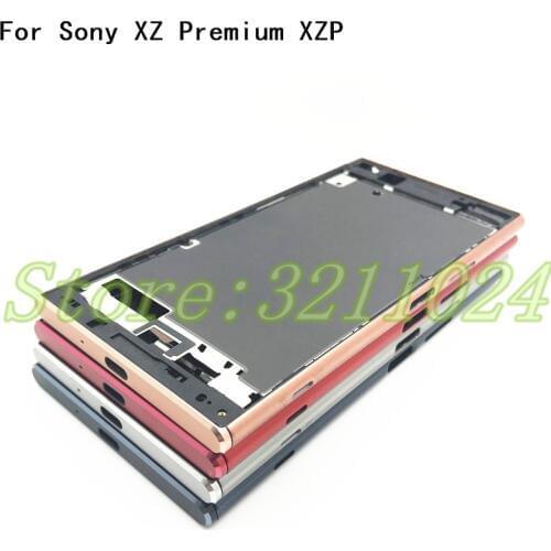 Original New 5.5 inches For Sony Xperia XZ Premium XZP G8141 G8142 Middle Front Frame Bezel Housing LCD Screen Holder Frame