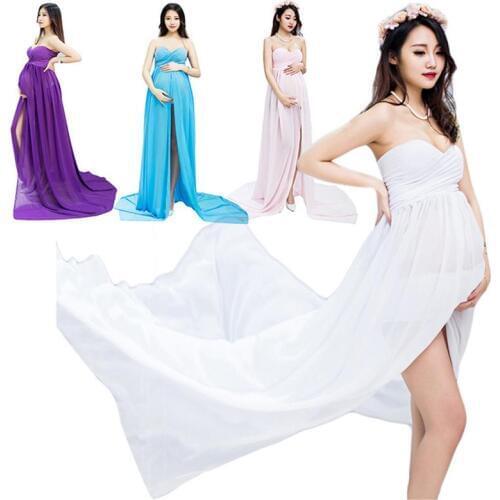 Maternity Dress Women Pregnant Maternity Gown Photography Props Costume Pregnancy Dress