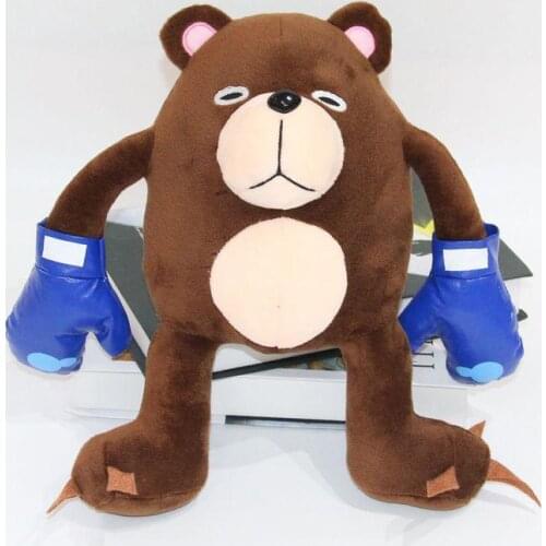 25cm Anime Jujutsu Kaisen Gojo Satoru Theme Cute Bear Soft Stuffed Plush Dolls Pillow Puppet Toy Cosplay Xmas Birthday Gift Toy