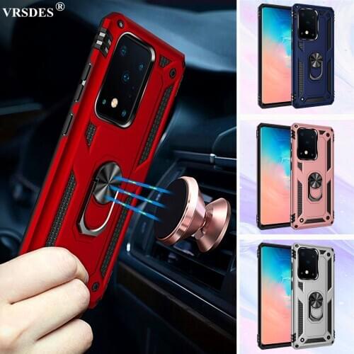 Shockproof Case For Samsung Galaxy S20 Ultra S10 S9 S8 Plus Kickstand Armor Silicon Cover For Samsung Note 8 9 10 Plus 5G S10E