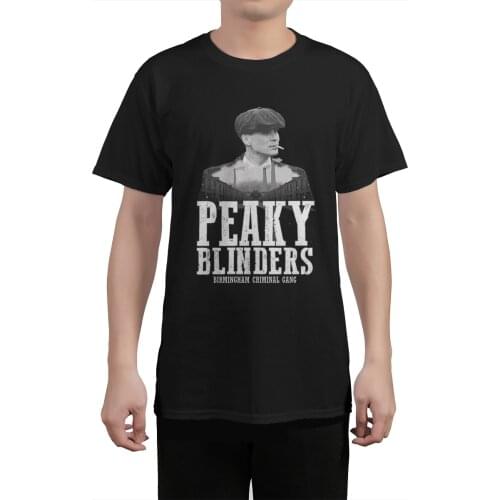 Shelby Company By Order Of The Peaky Blinders T Shirt Tops Rock T-Shirt Cotton T-Shirts men
