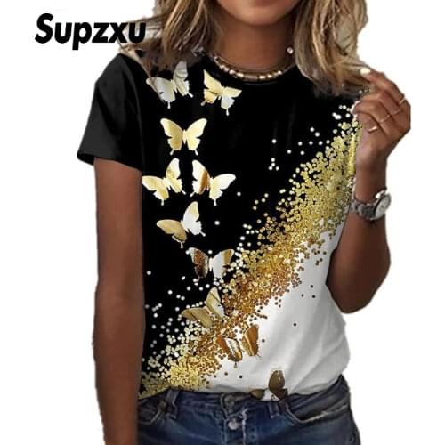 Supzxu Women's T-shirts With Print