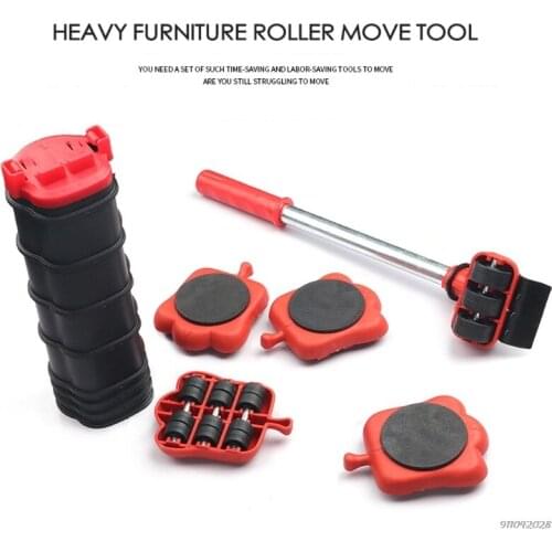 Heavy Duty Furniture Lifter 4 Appliance Roller Sliders with 660 lbs Load Capacity Wheels Adjustable Height Lifting Tool Dropship