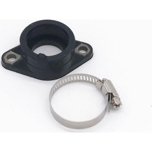Intake Manifold Carburetor Boot Joint + Gasket, Carb Air Inlet Joint for Suzuki GN125, GS125