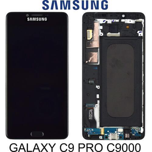6.0" TFT LCD for SAMSUNG Galaxy C9 Pro Display Touch Screen for SAMSUNG Galaxy C9 Pro C9000 C9 LCD Replacement With frame