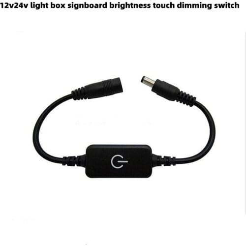 12v24v lamp with touch dimming switch LED light box luminous word brightness dimmer
