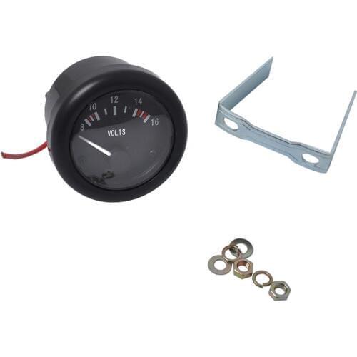 2'' 52mm Mechanical Car Boat Volt Voltmeter Voltage Gauge Meter LED 8-16V