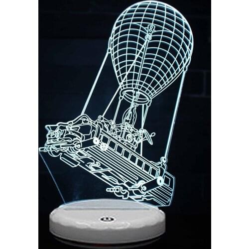 3D Night Light LED For Home Room Decor Cute Lamp Three-dimensional Indoor Lighting for Night Lights for Bedroom Childrens Desk