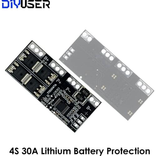 4S 30A Li-ion Lithium Battery 18650 Charger Protection Board 14.4V 14.8V 16.8V 4S BMS