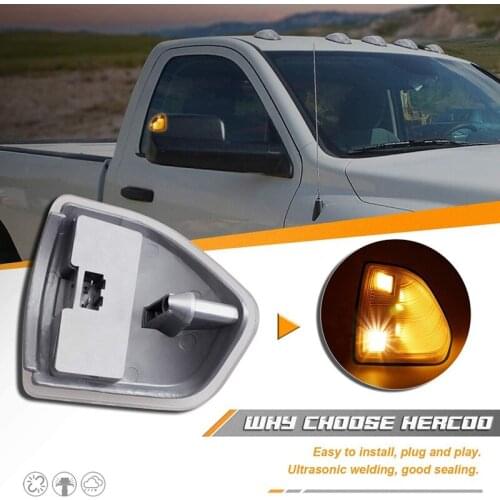 68302828AA 68302829AA Car Side Mirror Marker Lamps Turn Signal Light For Dodge Ram 1500 2500 3500 4500 5500 2010 2011 ~ 2018