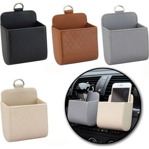 Car Storage Bag Can Be Hung With Air Outlet, Mobile Phone Bag, Seat Gap Storage Box, Car Storage Box, Car Interior Decoration