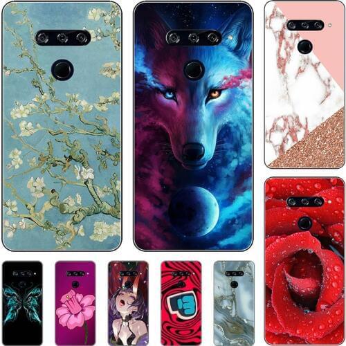 For LG K50S Case slim Cute Fashion Painting Soft TPU Back Cover for LG K50 S K40S K40 S Silicone Phone Cases Fundas Coque lgk50s