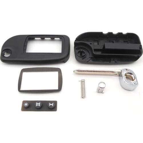 A9 switchblade key case for Starline A9 A6 A8 A4 uncut blade fob case cover A9 folding car flip remote