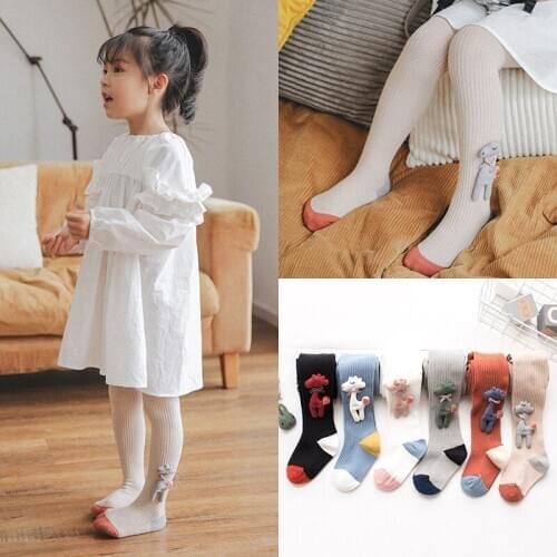 Kids girl leggings autumn winters lovely horse doll girls leggings kids dance stockings children autumn pantyhose high quality