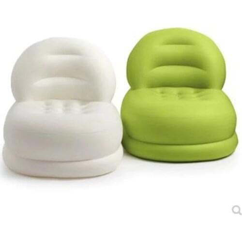 Lazy Sofa Balcony Nap Inflatable Sofa Air Sofa Recliner Thicker Adult Chair Kid Child Back Support Couch Garden Furniture