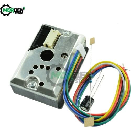 GP2Y1014AU0F Compact Optical PM2.5 Dust Sensor Compatible GP2Y1010AU0F GP2Y1010AUOF Smoke Particle Sensor Kit With Cable