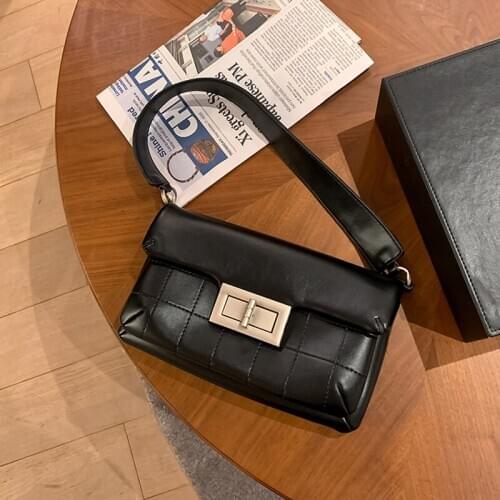 INS HOT PU Womens Shoulder Bags Two Belts Womens Crossbody Bag Famous Brand Designer Ladies Shoulder Messenger Bags