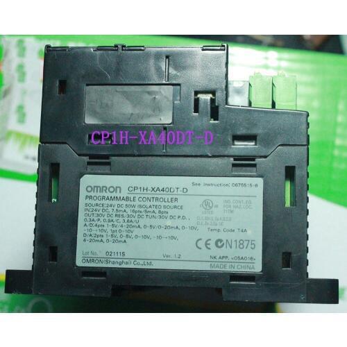 Used Original CP1H-XA40DT-D CP1H PLC Controller CPU for Omron Sysmac 40 I/O Transistor 220V Encoder Pulse Counter Tested XA40DT