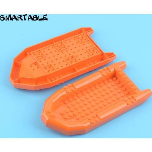 Smartable Large Dinghy 22x10x3 MOC Parts Building Block Toys For Kids DIY Creative Compatible Major Brands 62812 2pcs/Set