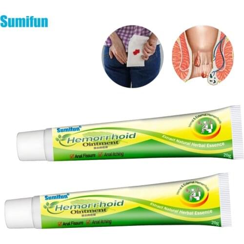 Sumifun Hemorrhoids Ointment Crack Anal Internal & External Anal Fissure Painkiller 100% Original Natural Chinese Herbal Cream