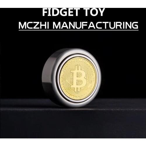 Coin New Fingertips Adults Play With Decompression Toys magnet rotate fidgets Pop it Circular spinner poppers set