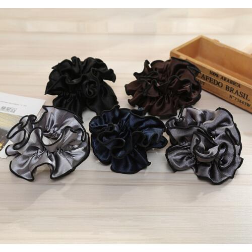 New arrival Fashion women lovely Big Hair bands elegant hair Scrunchies girls pretty Hair Tie Accessories Ponytail Holder