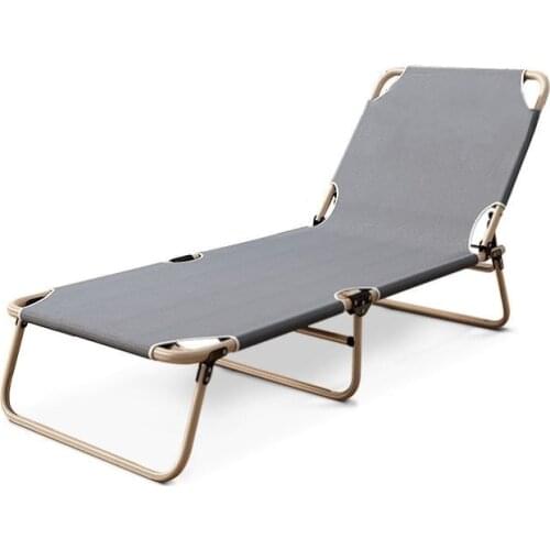 Portable folding bed lunch break marching bed recliner simple single bed household adult nap chair