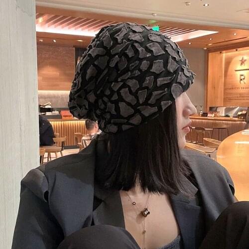 Beanie Hats Autumn Comfortable Hat Knitted Casual Design Hat Women Balaclava Kerchief Bobble Hat Spring Knitted Cap Home Life