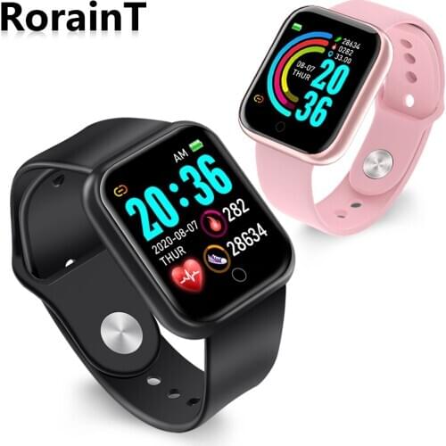 Y68 Smart Watch Women D20 Fitness Tracker Waterproof Heart Rate Monitor Men Sport Bluetooth Smart watch Bracelet IOS Android